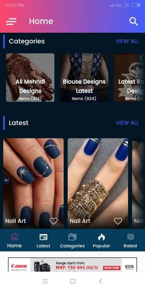 Latest Mehndi Designs 2019 screenshot 2