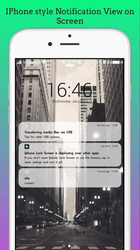 iLocker - Iphone Style Lock Screen screenshot 5