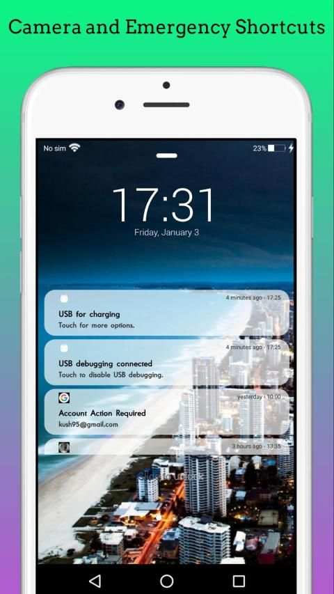 iLocker - Iphone Style Lock Screen screenshot 2