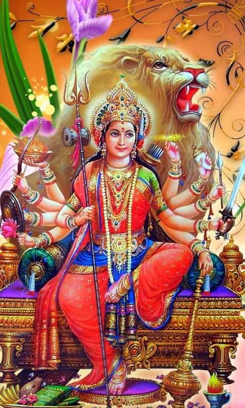 Maa Durga Live Wallpaper स्क्रीनशॉट 3