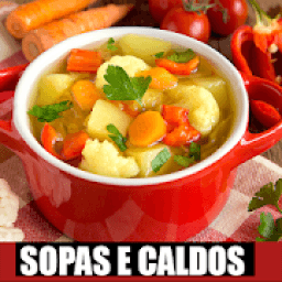 Receitas de sopas : caldos e caldinhos. icon