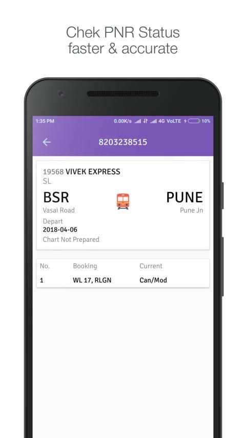 Indian Railway,NTES App for Railway Enquiry,PNR स्क्रीनशॉट 6