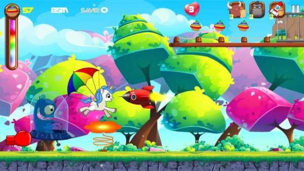Unicorn Dash 2: Jungle Castle Run Adventure स्क्रीनशॉट 5