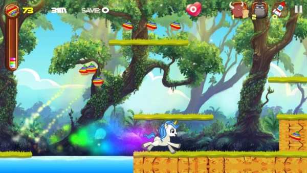 Unicorn Dash 2: Jungle Castle Run Adventure स्क्रीनशॉट 4