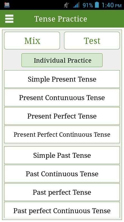 English Tenses Practice MCQ screenshot 8
