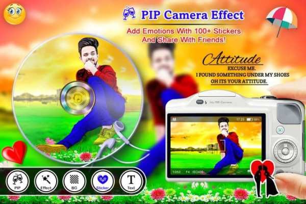 PIP Camera Effect स्क्रीनशॉट 2