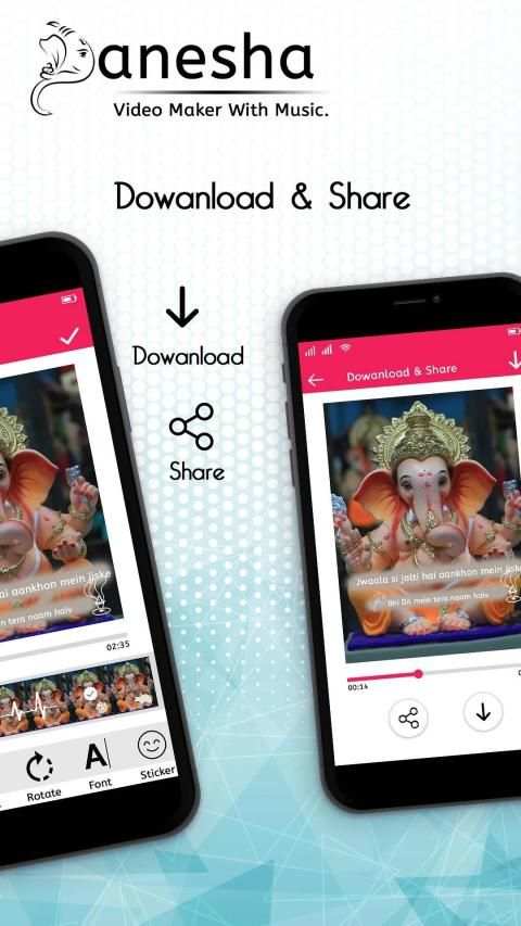 Ganesh video maker with songs screenshot 1
