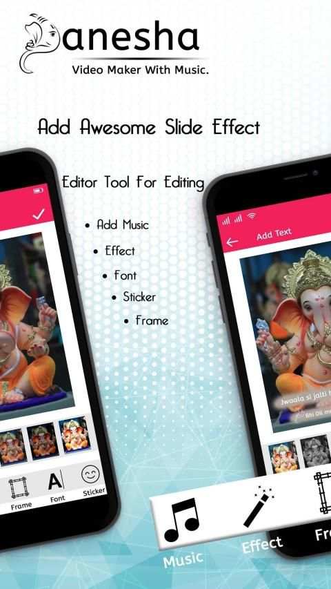 Ganesh video maker with songs screenshot 4