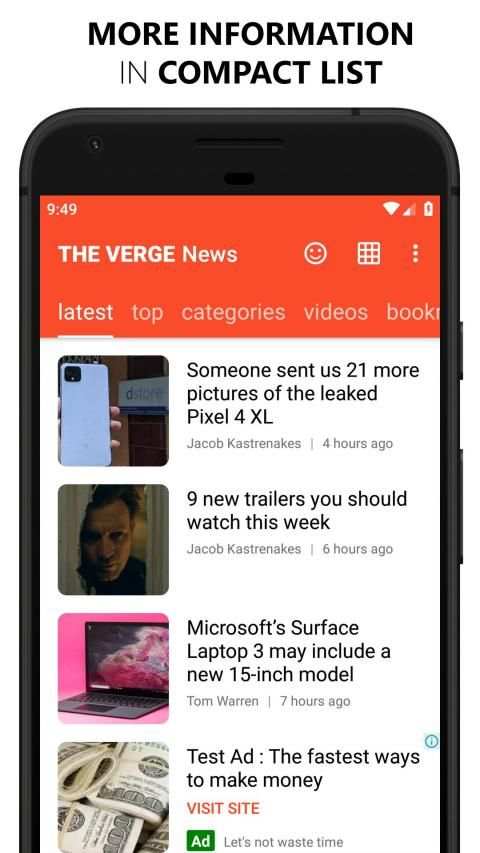 Tech News from The Verge स्क्रीनशॉट 2