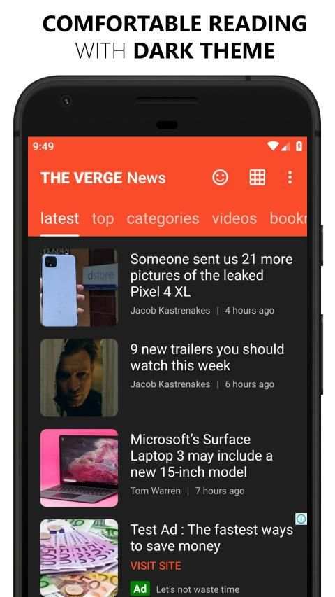 Tech News from The Verge स्क्रीनशॉट 4