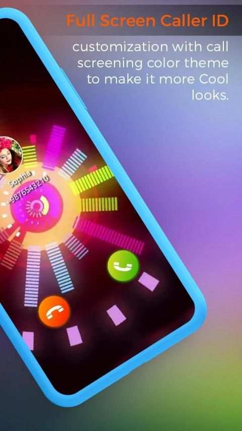 Music Call Color Phone Screen स्क्रीनशॉट 2