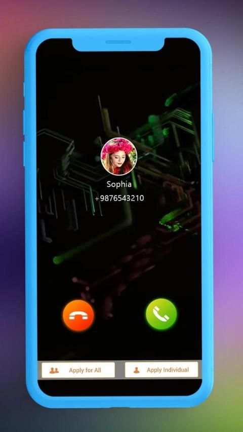 Music Call Color Phone Screen स्क्रीनशॉट 5