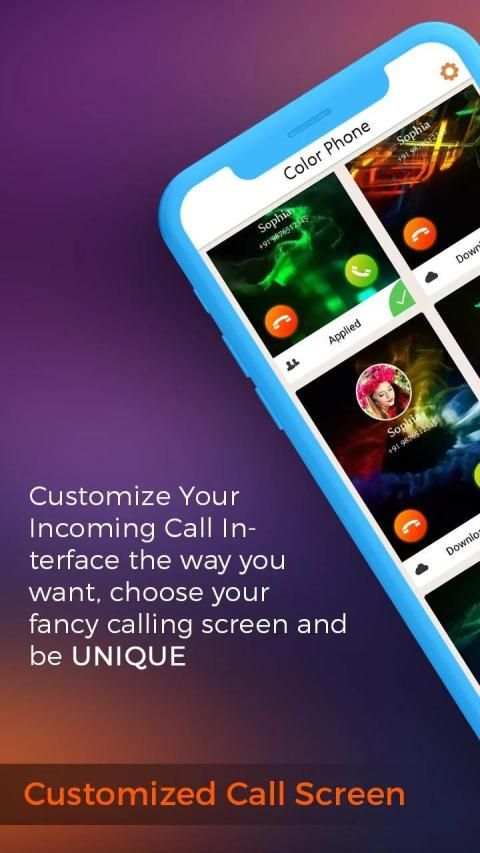 Music Call Color Phone Screen स्क्रीनशॉट 4