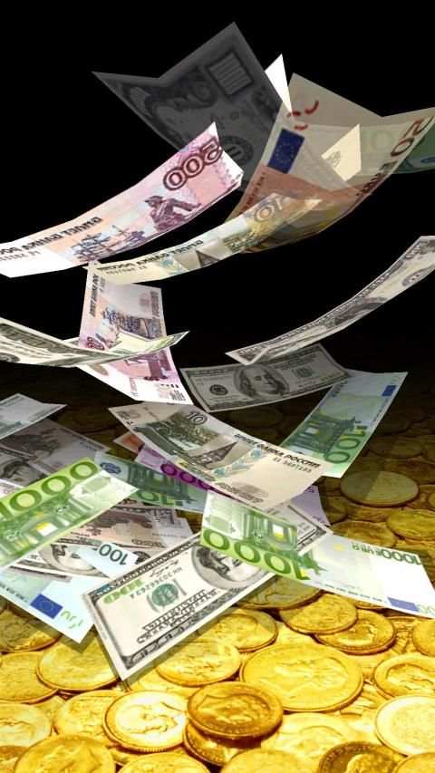 Falling Money 3D Live Wallpaper स्क्रीनशॉट 13