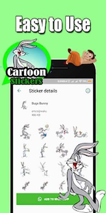 Cartoon Stickers For WA screenshot 1