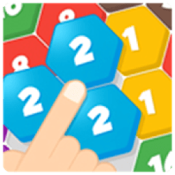 2020 Puzzle Game - Hexagon Connect आइकन