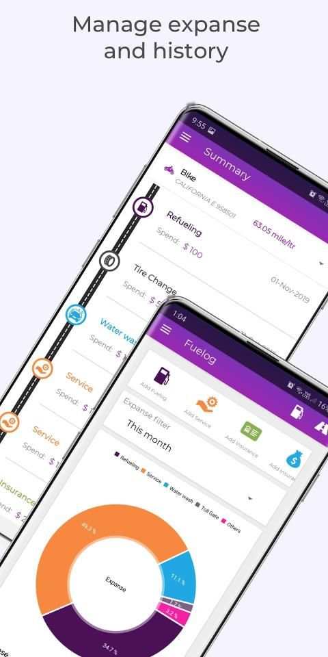 Fuelog: Fuel Log, Cost, Car Log, Tracking Reminder स्क्रीनशॉट 3