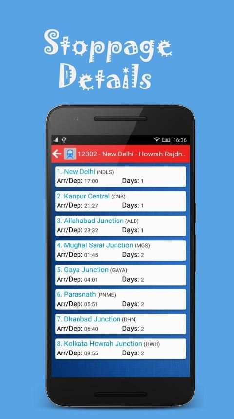 Indian Rail Offline Time Table स्क्रीनशॉट 6