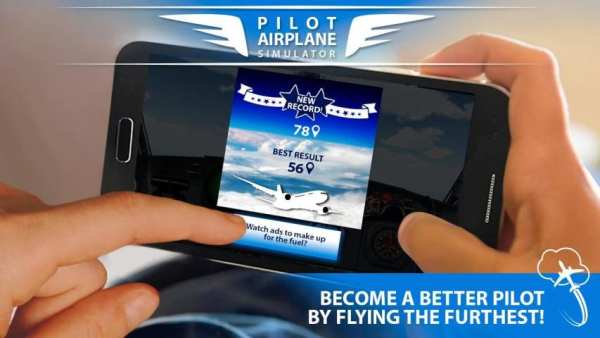 Pilot Airplane simulator 3D स्क्रीनशॉट 1