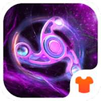 Fidget Spinner – 3D Space Theme 2018 New