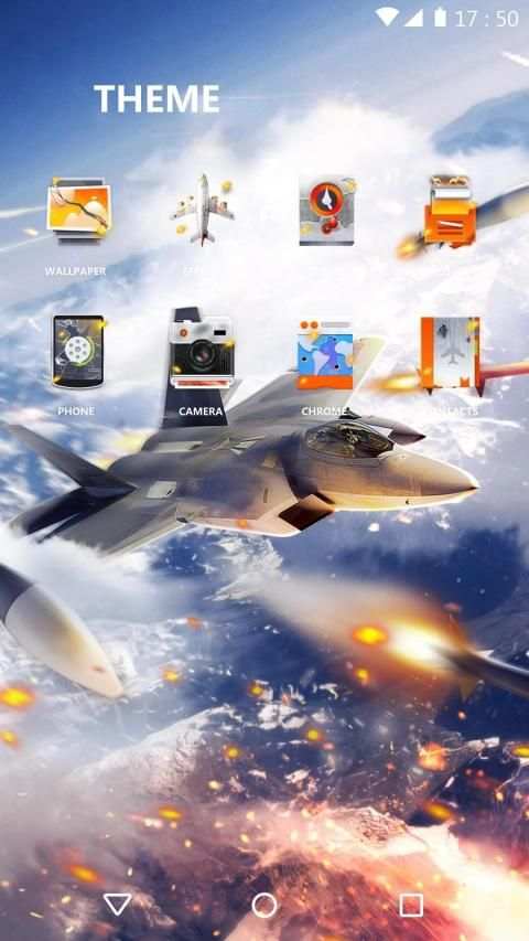 3D Theme - Aircraft Combat Cool 3D Wallpaper screenshot 1