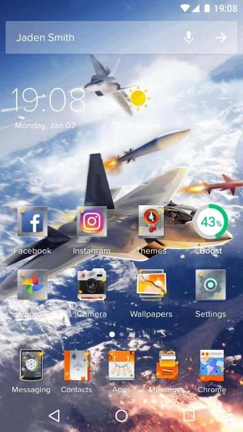3D Theme - Aircraft Combat Cool 3D Wallpaper screenshot 3