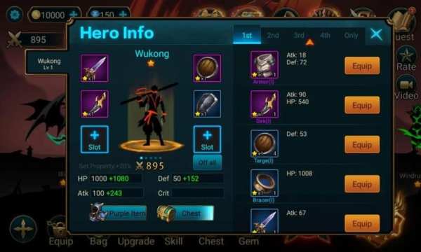 Hero Legend Shadow Stickman स्क्रीनशॉट 3