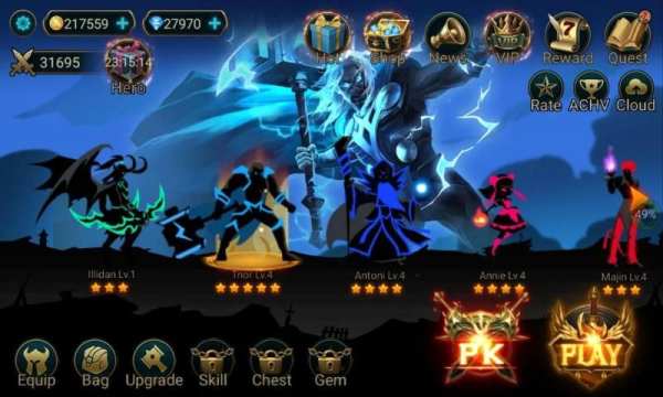 Hero Legend Shadow Stickman स्क्रीनशॉट 4