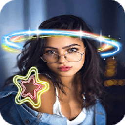Light Crown Photo Editor * Neon Effect Camera आइकन
