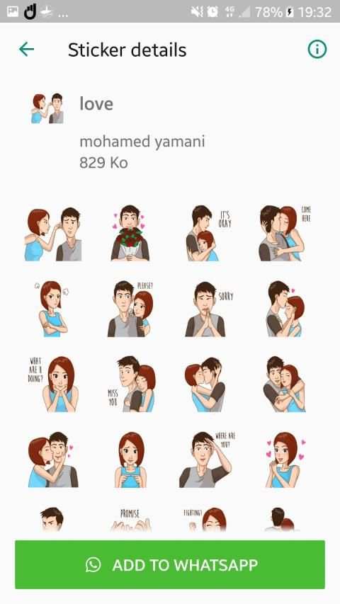 WAStickers - ستيكرات حب و غرام للواتساب
‎ screenshot 2