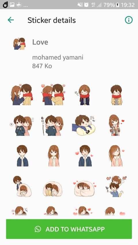WAStickers - ستيكرات حب و غرام للواتساب
‎ screenshot 4