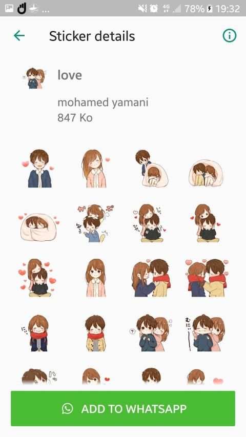 WAStickers - ستيكرات حب و غرام للواتساب
‎ screenshot 1