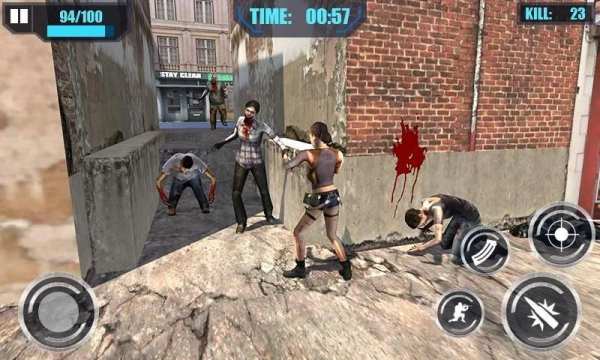 Zombie Escape 3D - Zombie Shooting Adventure Games screenshot 1