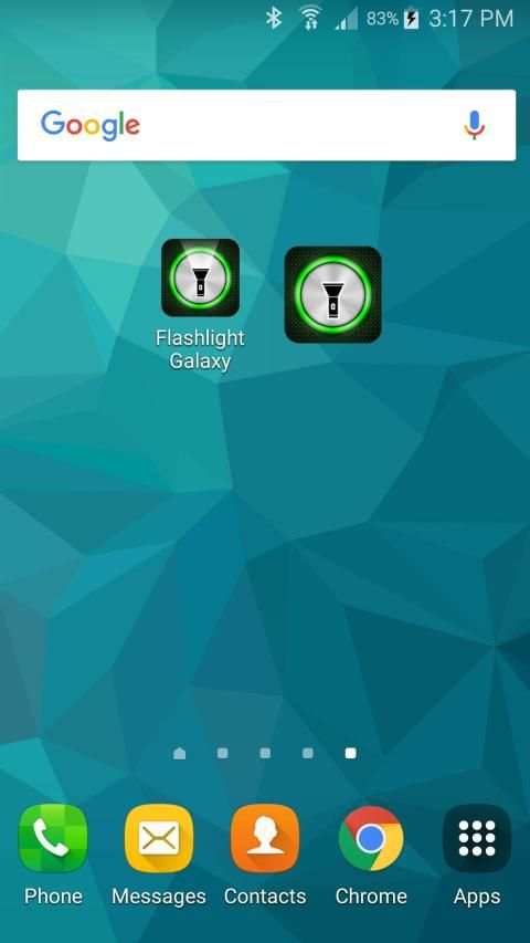 Galaxy Flashlight screenshot 1
