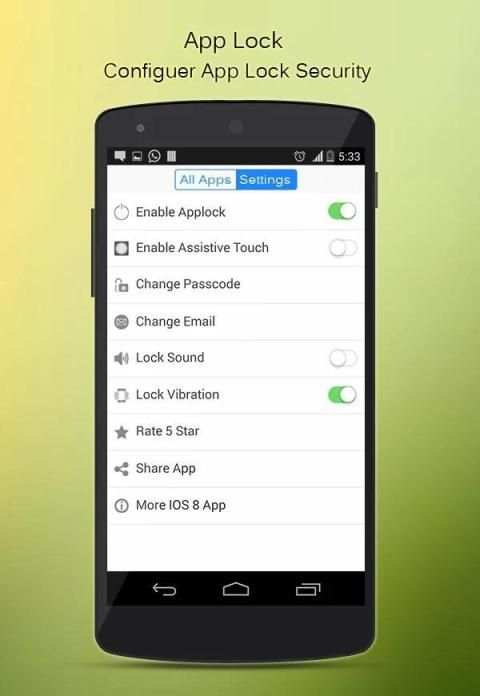 App Lock Pro - Assistive Touch स्क्रीनशॉट 6