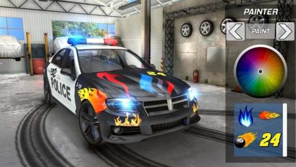 Police Drift Car Driving Simulator स्क्रीनशॉट 4