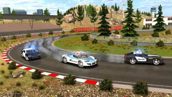 Police Drift Car Driving Simulator स्क्रीनशॉट 3
