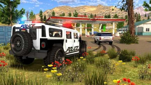 Police Drift Car Driving Simulator स्क्रीनशॉट 6