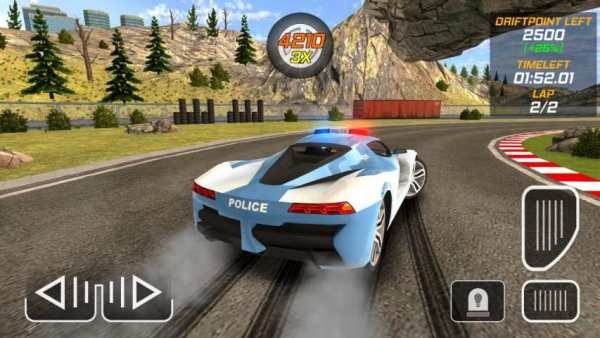 Police Drift Car Driving Simulator स्क्रीनशॉट 2