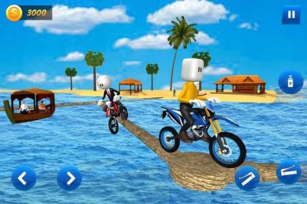 Stickman Water Surfer Bike Racing screenshot 12