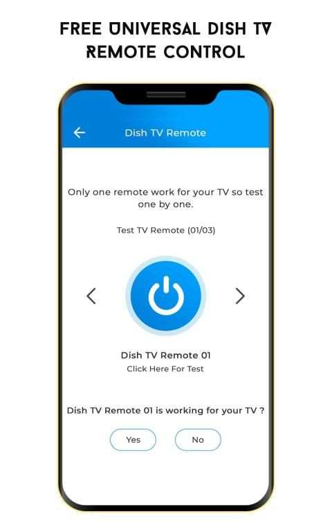 Free Universal Dish TV Remote Control स्क्रीनशॉट 2