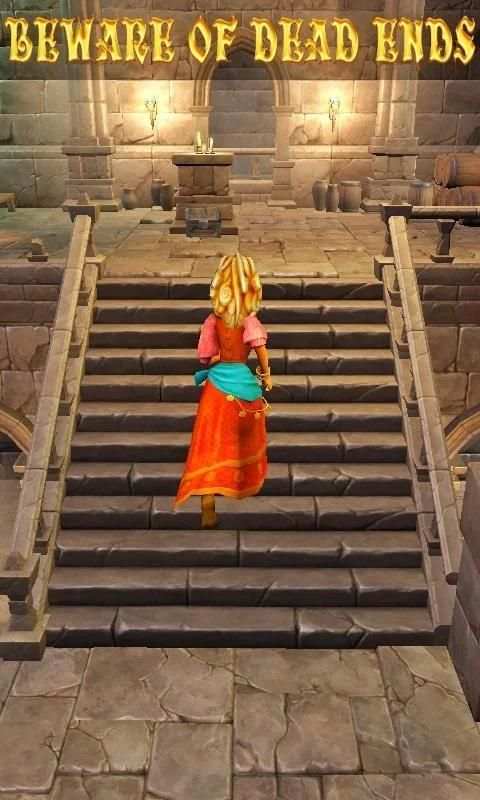 Temple Scary Princess: The Dark Castle Run स्क्रीनशॉट 3