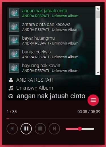 lagu andra respati terlengkap 3 تصوير الشاشة