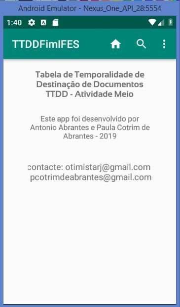 TTDD-Fim-IFES screenshot 1