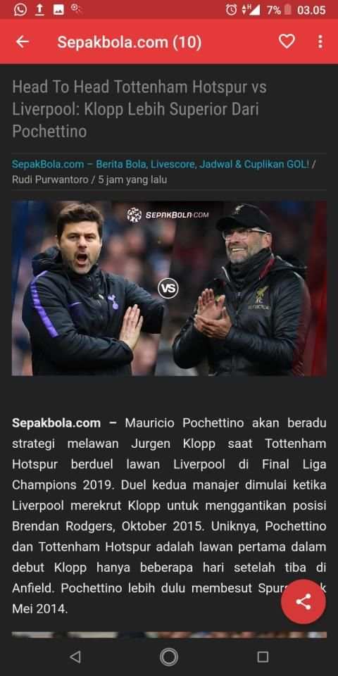 Kabar Sepak Bola Terkini screenshot 3