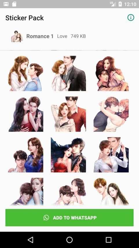 WAStickerApps Romance Stickers screenshot 12