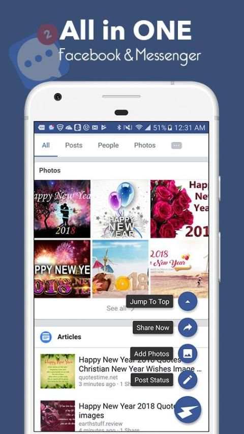 Quick Messenger - Lite Messenger screenshot 4