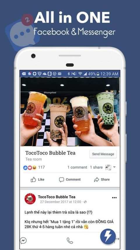Quick Messenger - Lite Messenger screenshot 1
