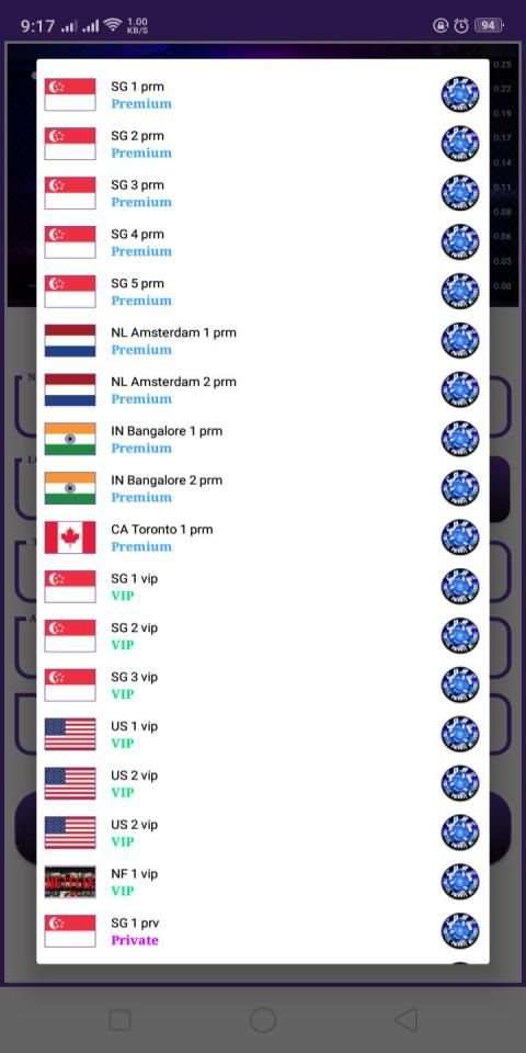 Core VPN स्क्रीनशॉट 3