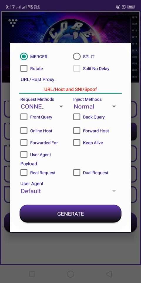 Core VPN स्क्रीनशॉट 1